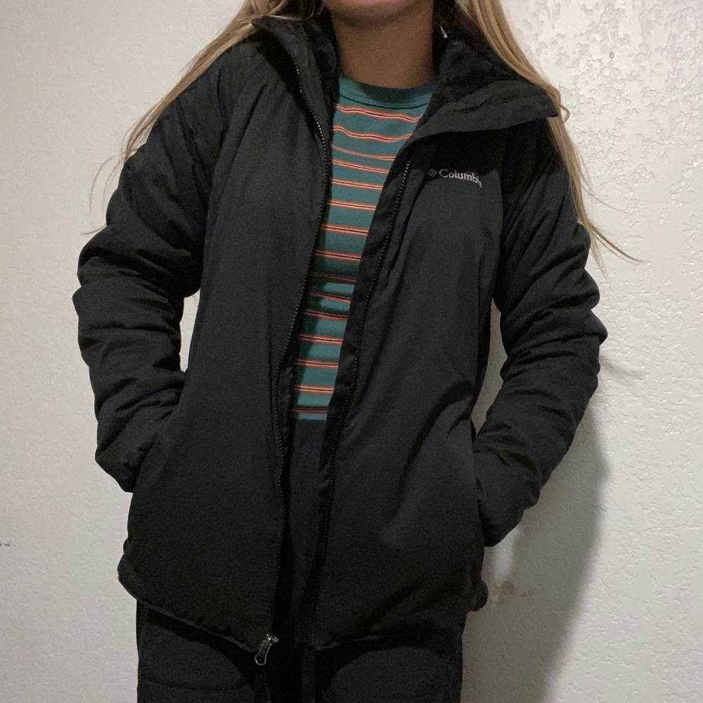 Black Columbia Warm Winter Jacket/Coat